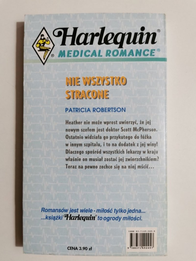 NIE WSZYSTKO STRACONE - Patricia Robertson 1998