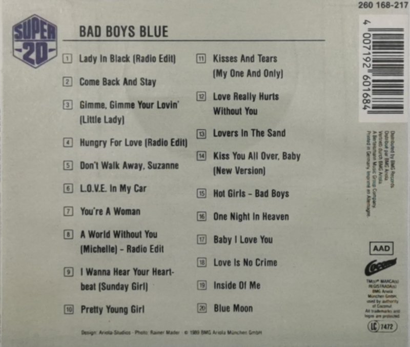 CD. BAD BOYS BLUE