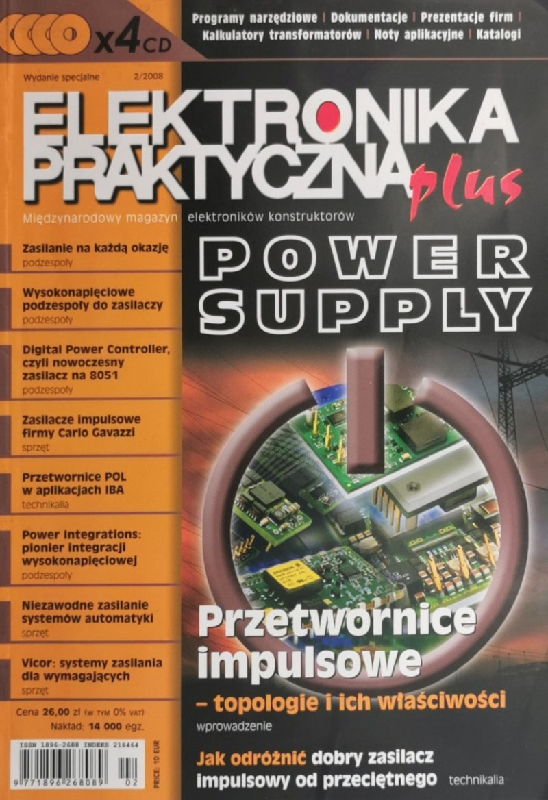 ELEKTRONIKA PRAKTYCZNA 2/2008 4xCD. Wydanie specjalne