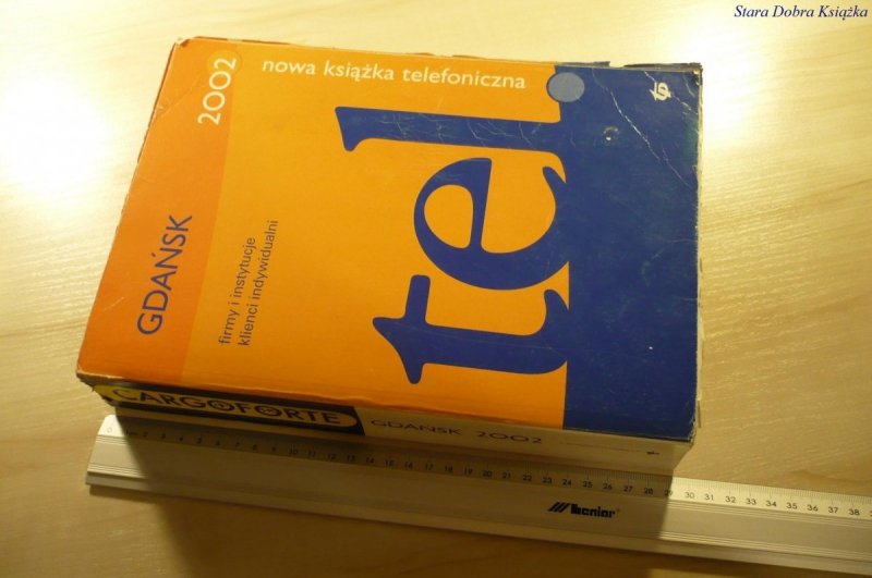 GDAŃSK 2002 NOWA KSIĄŻKA TELEFONICZNA