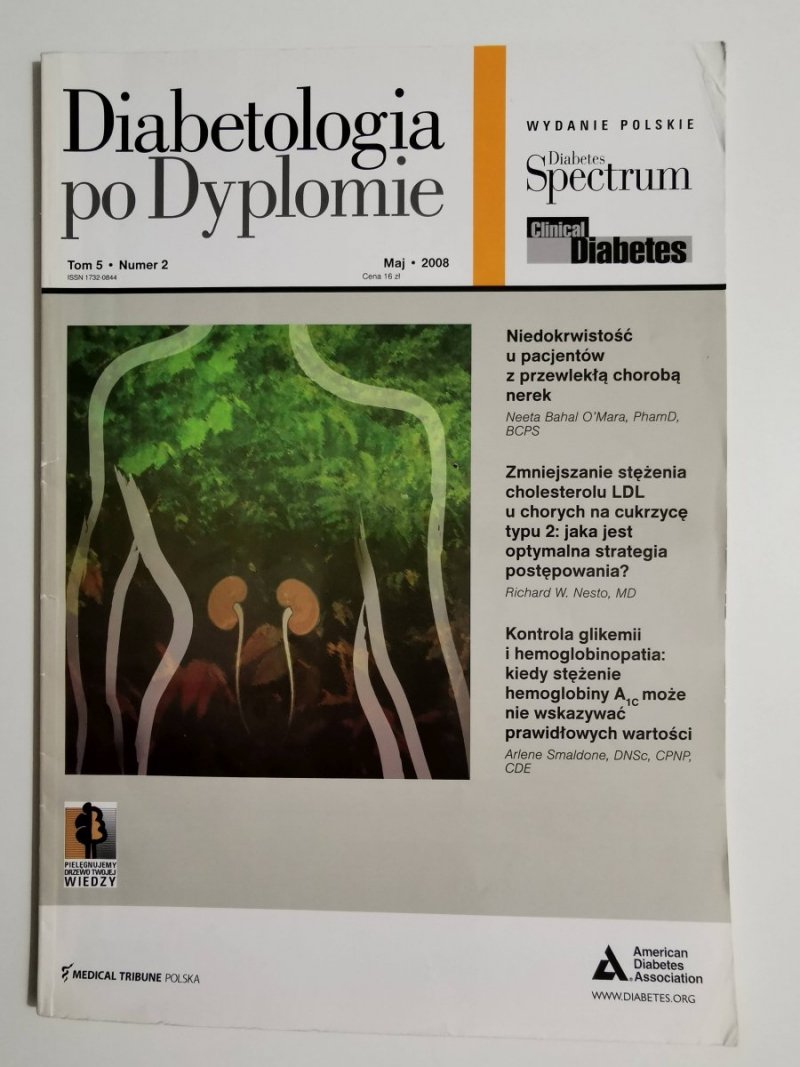 DIABETOLOGIA PO DYPLOMIE TOM 5 NUMER 2 MAJ 2008
