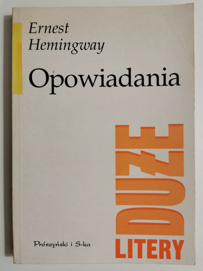 OPOWIADANIA - Ernest Hemingway 1993