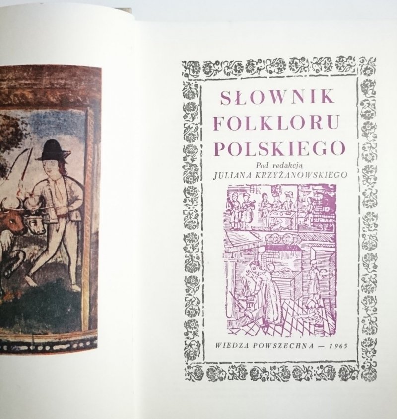 SŁOWNIK FOLKLORU POLSKIEGO - Red Krzyżanowski 1965
