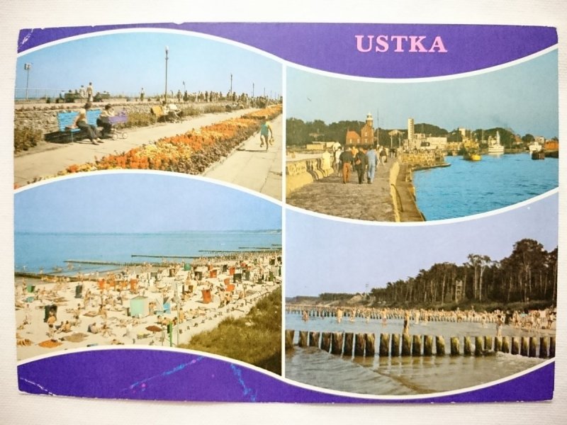 USTKA. PORT RYBACKI I ZNANE KĄPIELISKO NAD BAŁTYKIEM FOT. ARASZKIEWICZ, TYMIŃSKI