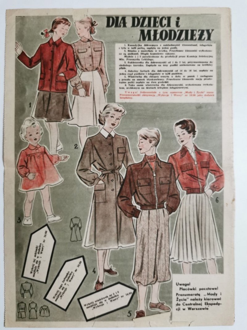 MODA I ŻYCIE NR 30/22 20 PAŹDZIERNIKA 1952