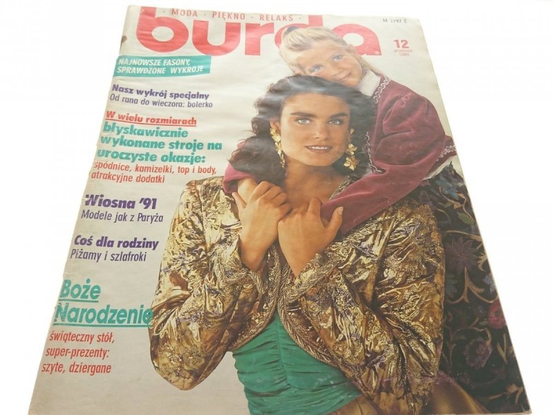 BURDA 12 GRUDZIEŃ 1990