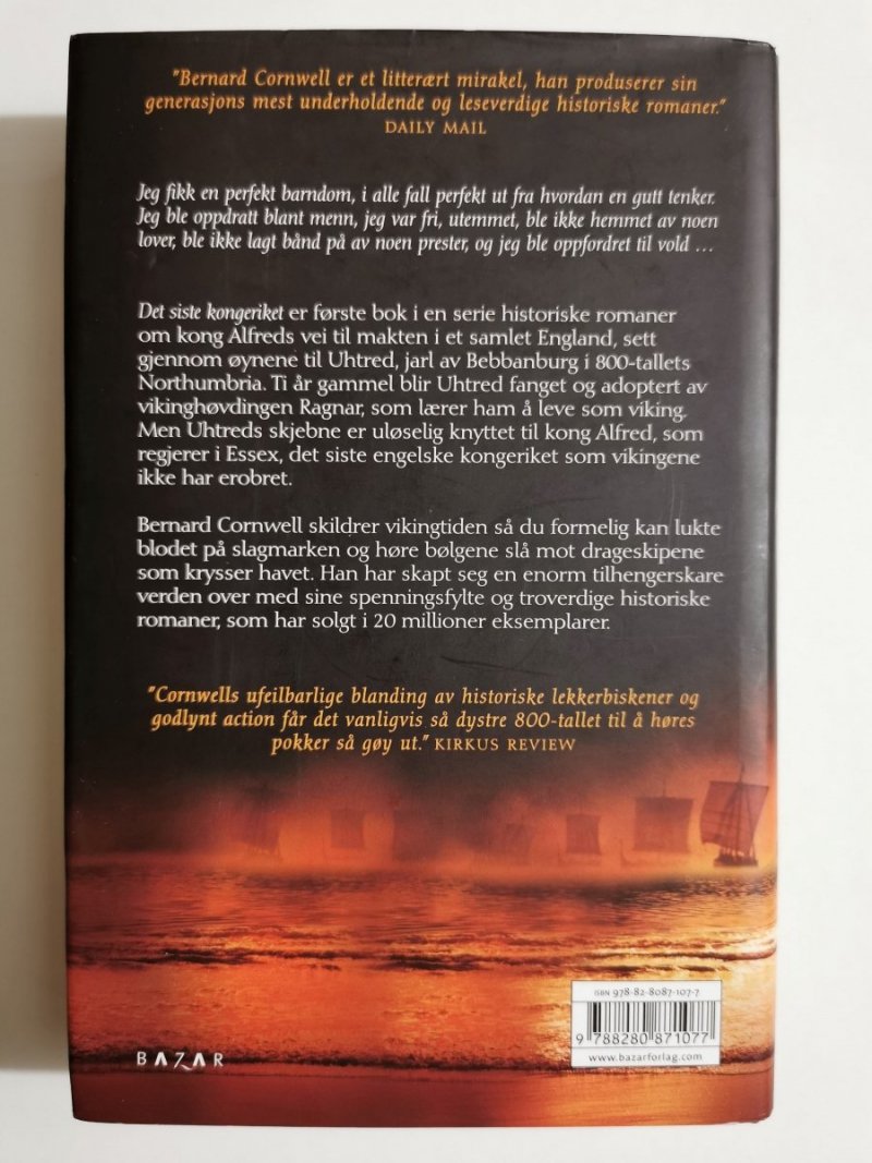 DET SISTE KONGERIKET - Bernard Cornwell 