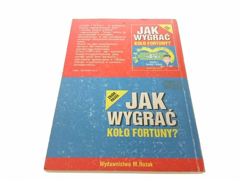 JAK WYGRAĆ KOŁO FORTUNY? CZĘŚĆ I OSOBY I TYTUŁY