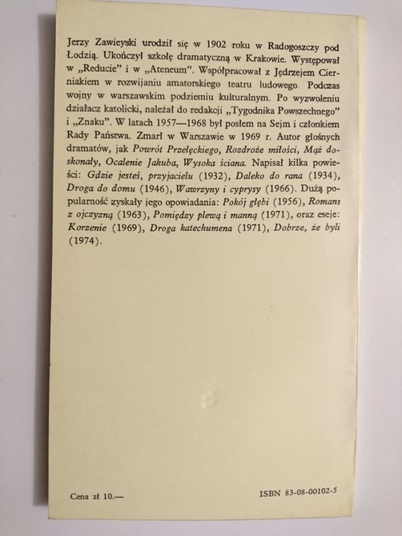 PRAWDZIWY KONIEC WIELKIEJ WOJNY - Jerzy Zawieyski 1979