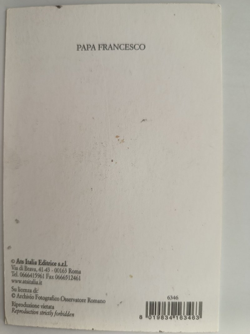 PAPA FRANCESCO PAPIEŻ FRANCISZEK