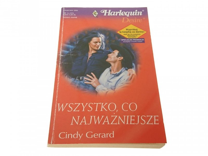 WSZYSTKO, CO NAJWAŻNIEJSZE - Cindy Gerard 2000