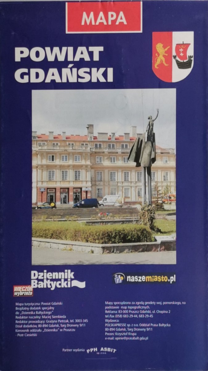 POWIAT GDAŃSKI MAPA