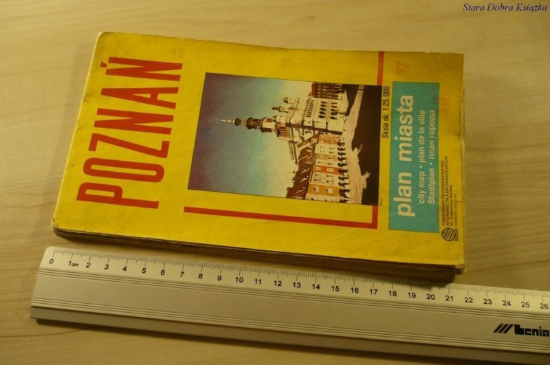 POZNAŃ. PLAN MIASTA 1: 25 000 (1991)