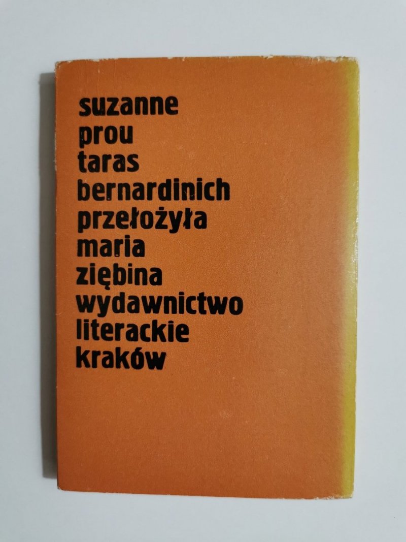 TARAS BERNARDINICH - Suzanne Prou 1978