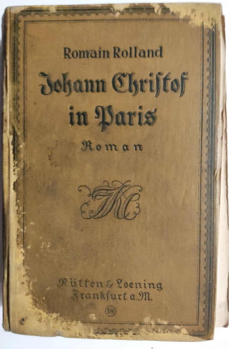 JOHANN CHRISTOF IN PARIS - Romain Rolland