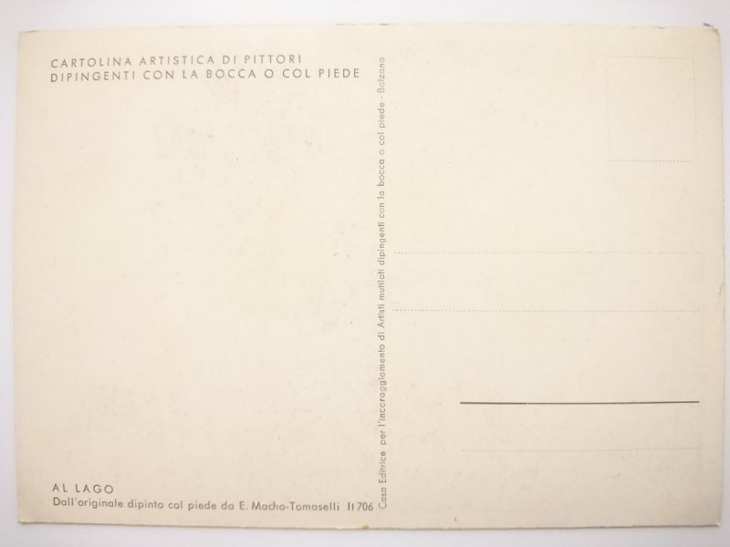 CARTOLINA ARTISTICA DI PITTORI