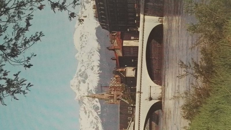 GRENOBLE. L 'ISERE LE PONT MARIUS GONTARD