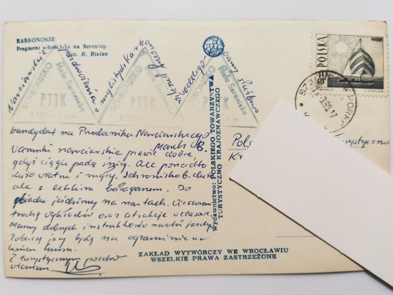 KARKONOSZE. FRAGMENT SCHRONISKA NA SZRENICY FOT. BIELEC