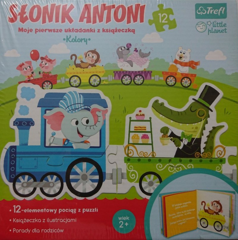 TREFL PUZZLE. SŁONIK ANTONI 12 PUZZLI