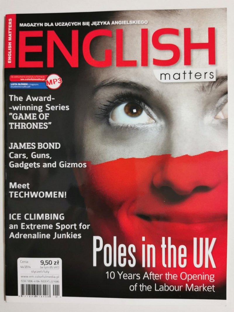 ENGLISH MATTERS NR 44/2014 STYCZEŃ/LUTY