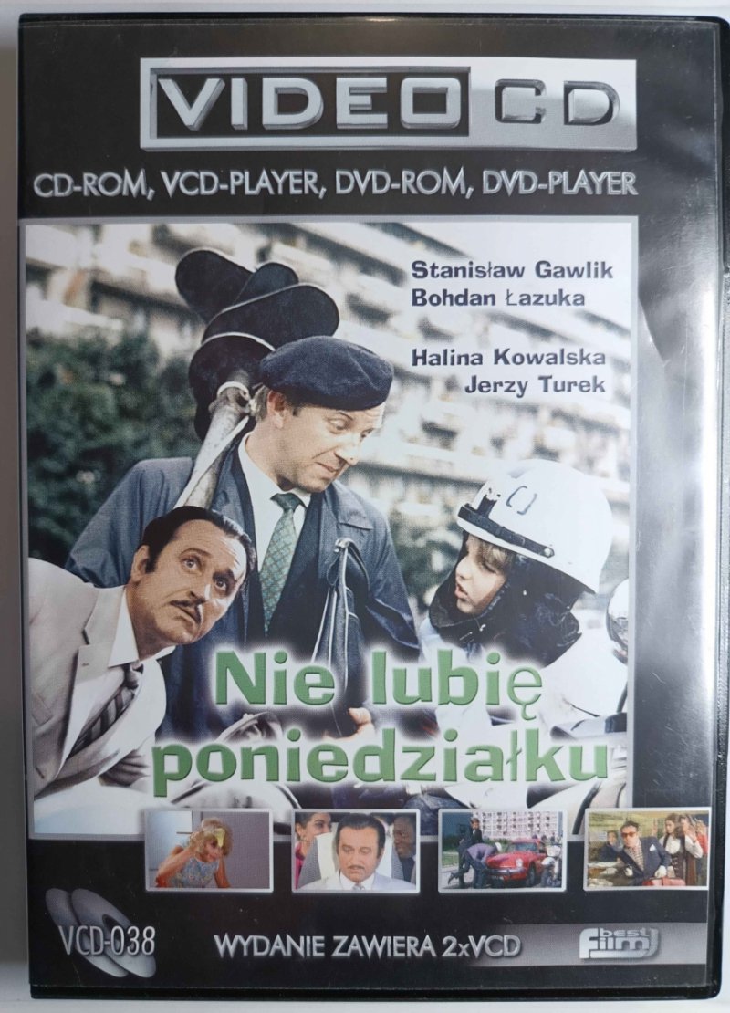 VCD. NIE LUBIĘ PONIEDZIAŁKU
