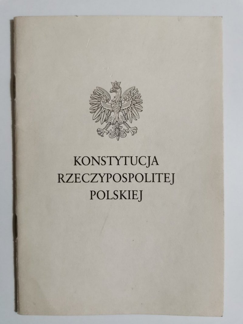 KONSTYTUCJA RZECZYPOSPOLITEJ POLSKIEJ 1997