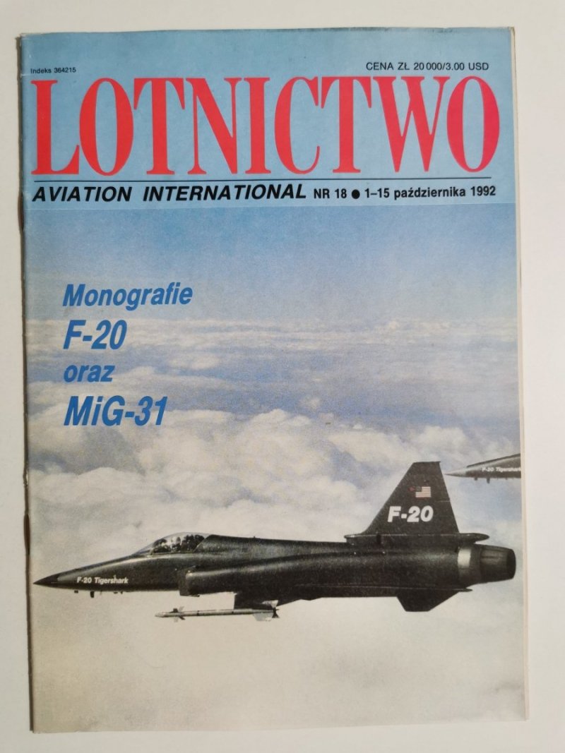 LOTNICTWO NR 18 1992