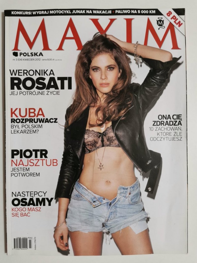 MAXIM NR 3 (04) KWIECIEŃ 2012 WERONIKA ROSATI