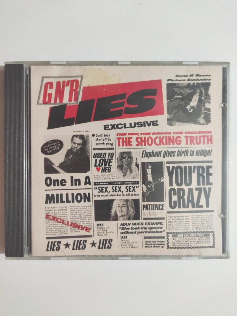 CD. GN’R LIES EXCLUSIVE