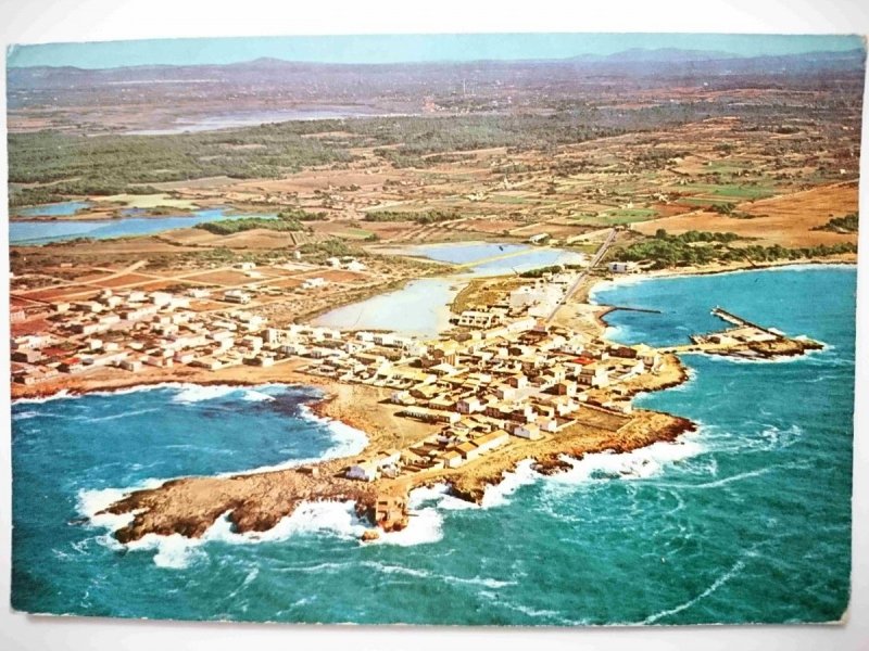 MALLORCA (BALERAES) ESPAŃA SES SALINES. COLONIA DE SANT JORDI. VISTA AEREA