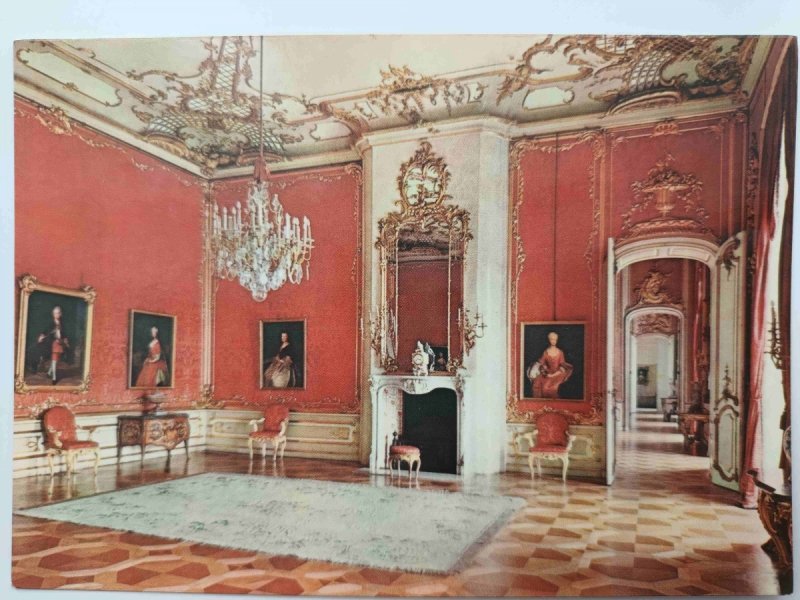 POTSDAM SANSSOUCI NEUES PALAIS ROTESDAMASTZIMMER