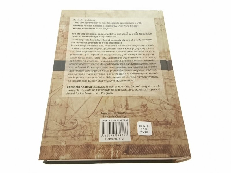 HISTORYK - Elizabeth Kostova 2006