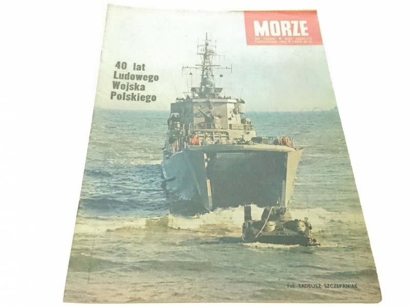 MORZE NR 10 (632) ROK XXXIX/LIX PAŹDZIERNIK 1983