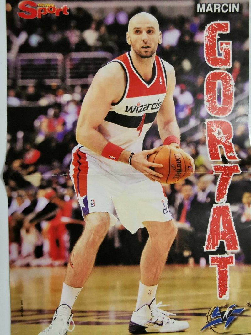 BRAVO SPORT PLAKAT. PODOLSKI (ARSENAL) GORTAT (WIZARDS)