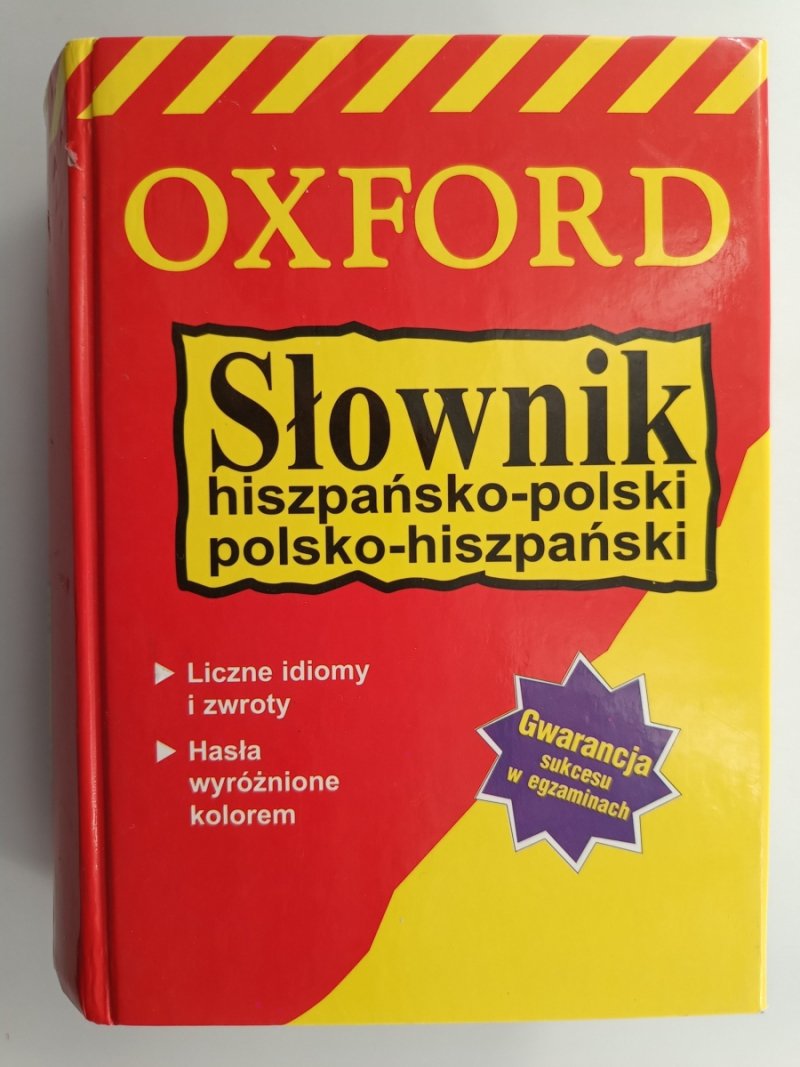 OXFORD SŁOWNIK HISZPAŃSKO-POLSKI POLSKO-HISZPAŃSKI