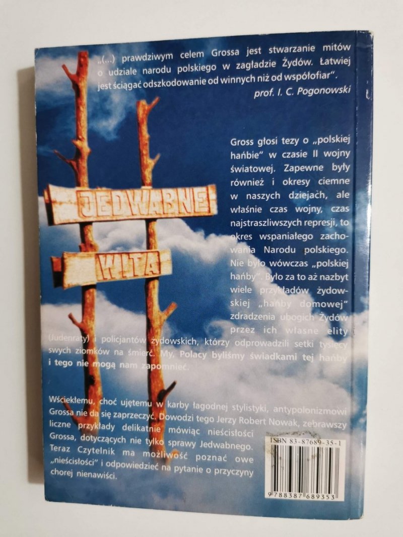 100 KŁAMSTW J. T. GROSSA O ŻYDOWSKICH SĄSIADACH I JEDWABNEM 2001