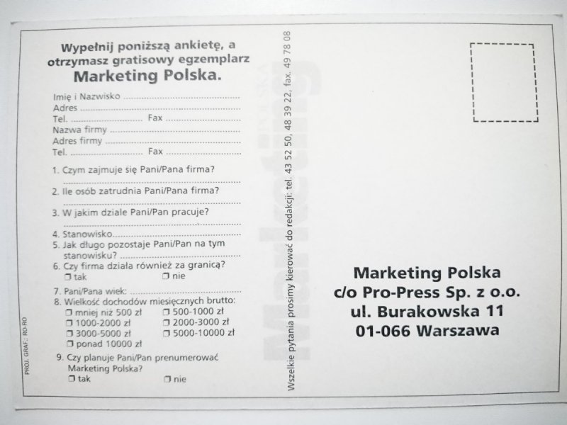 NARESZCIE W ZASIĘGU RĘKI. MARKETING POLSKA