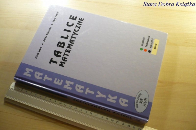 MATEMATYKA. TABLICE MATEMATYCZNE - Cewe 1999