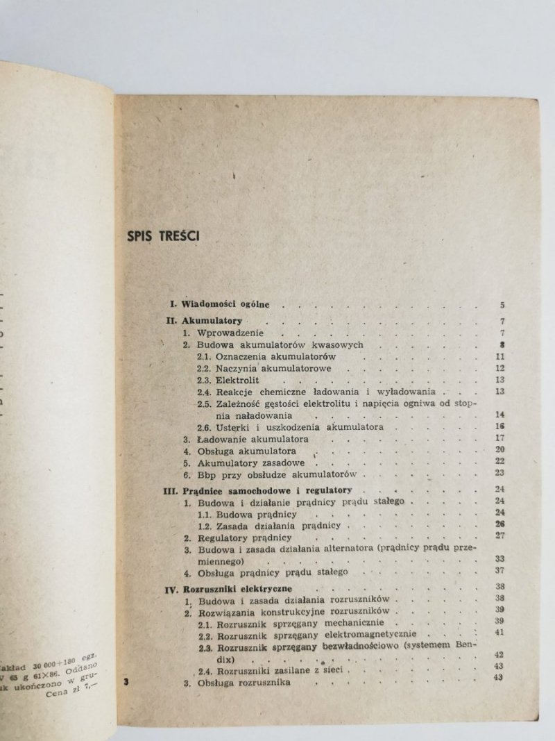 ELEKTROTECHNIKA SAMOCHODOWA - Stanisław Mac 1977