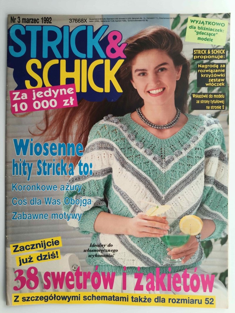 STRICK & SCHICK NR 3 MARZEC 1992