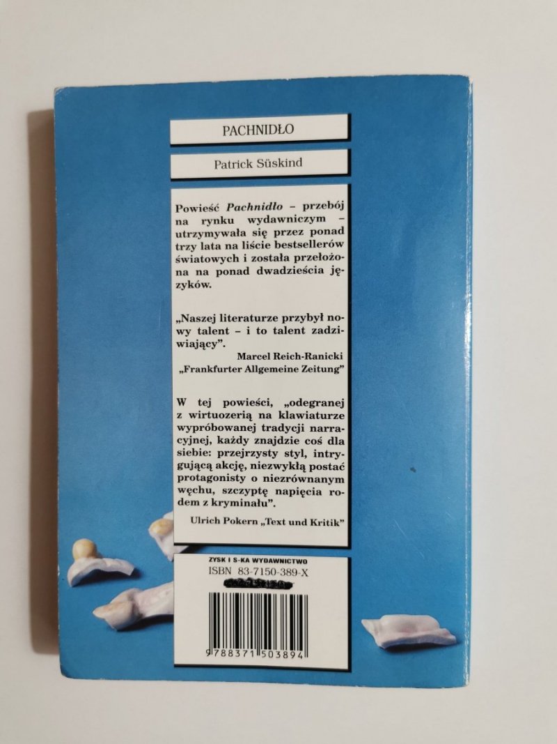 PACHNIDŁO - Patrick Suskind 1990