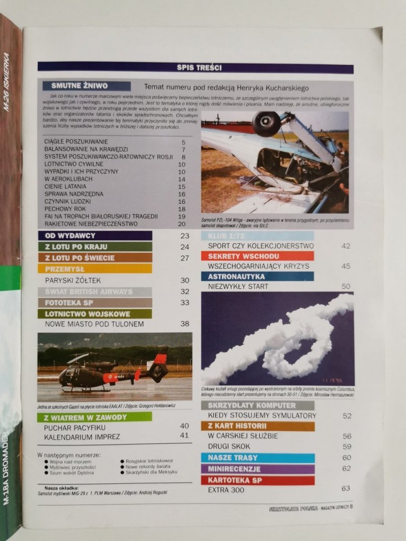 SKRZYDLATA POLSKA NR 3/1997 MARZEC