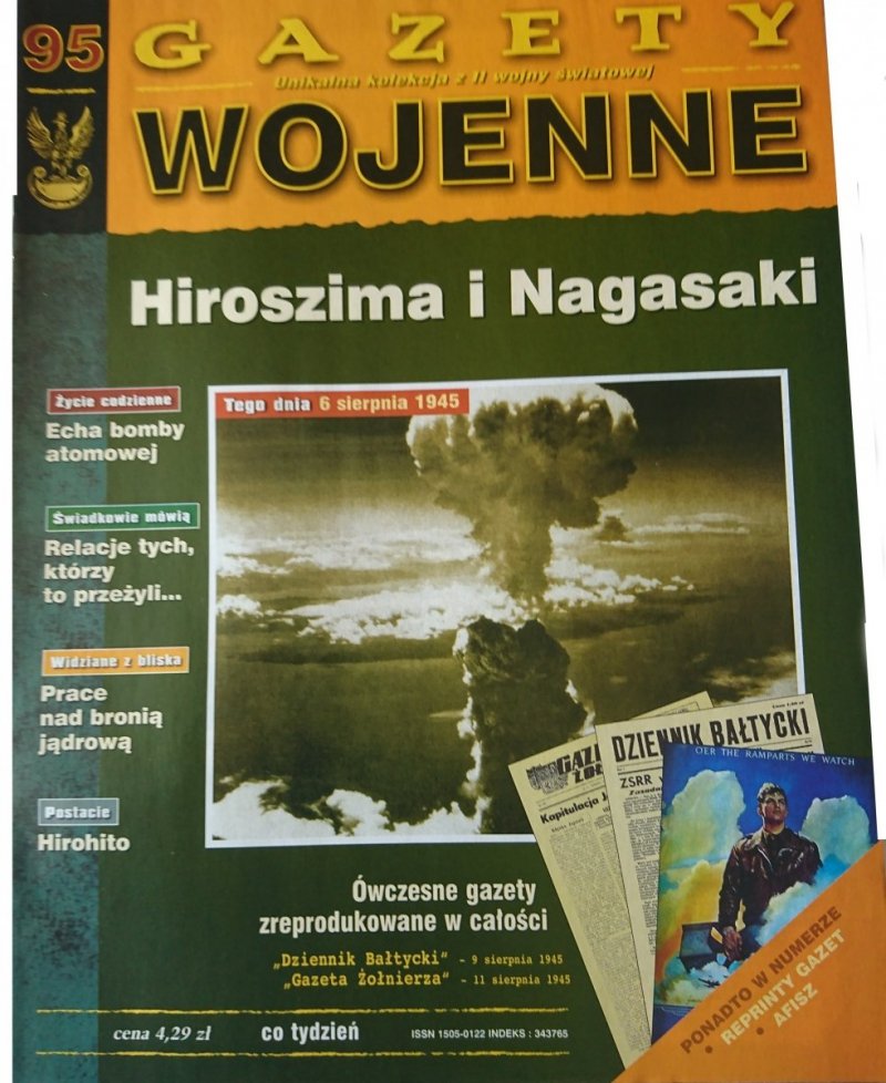 GAZETY WOJENNE 95 HIROSZIMA I NAGASAKI