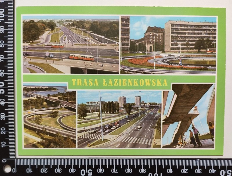 WARSZAWA. TRASA ŁAZIENKOWA