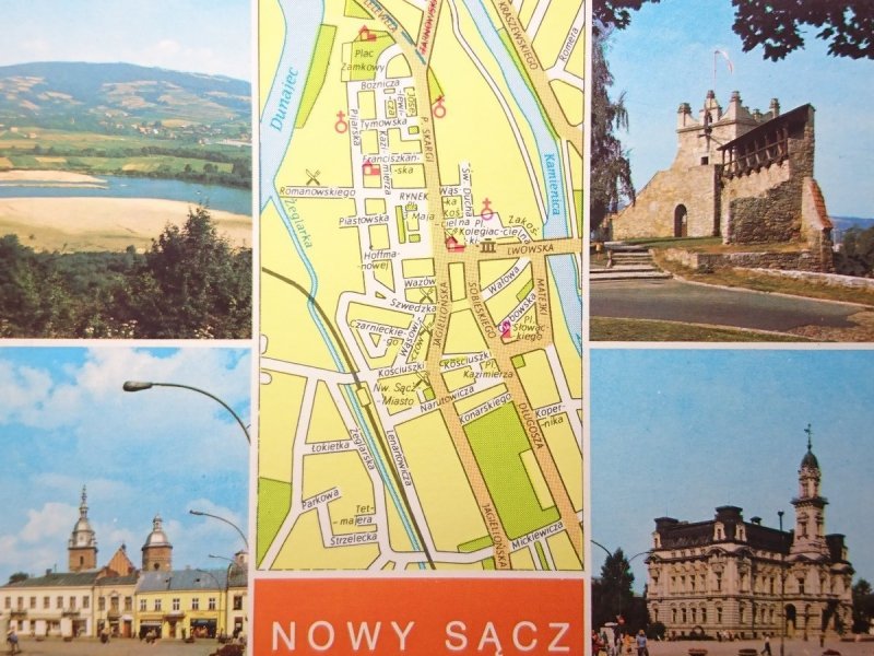 NOWY SĄCZ. KRAJOBRAZ; BASZTA KOWALSKA I FRAGMENT