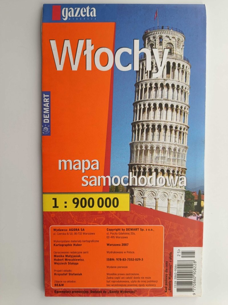 WŁOCHY 1:900 000