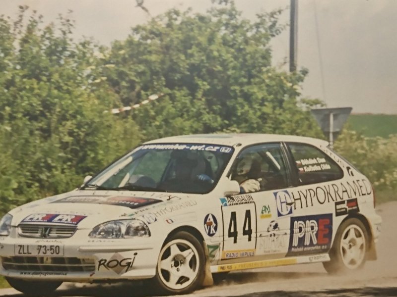 RAJD WRC 2005 ZDJĘCIE NUMER #033 HONDA CIVIC