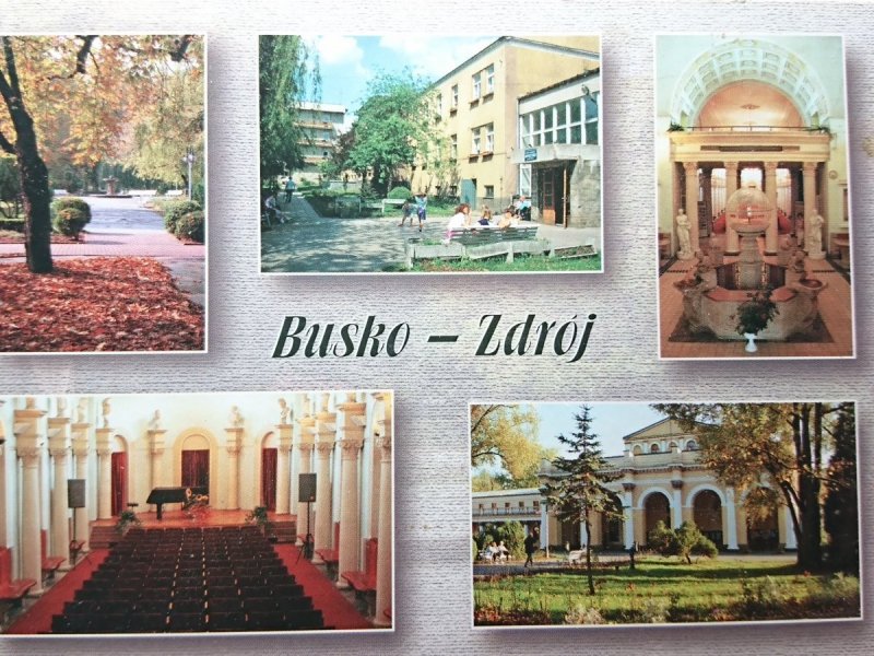 BUSKO ZDRÓJ. FRAGMENT PARKU ZDROJOWEGO FOT. ŚLIWA