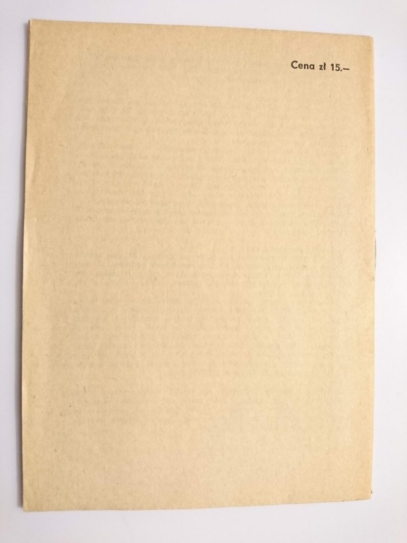 MIESIĄC W OGRÓDKU. WRZESIEŃ I PAŹDZIERNIK 1984