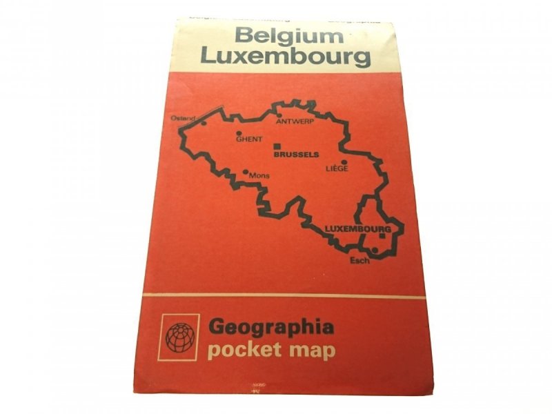 BELGIUM. LUXEMBOURG 1:500 000